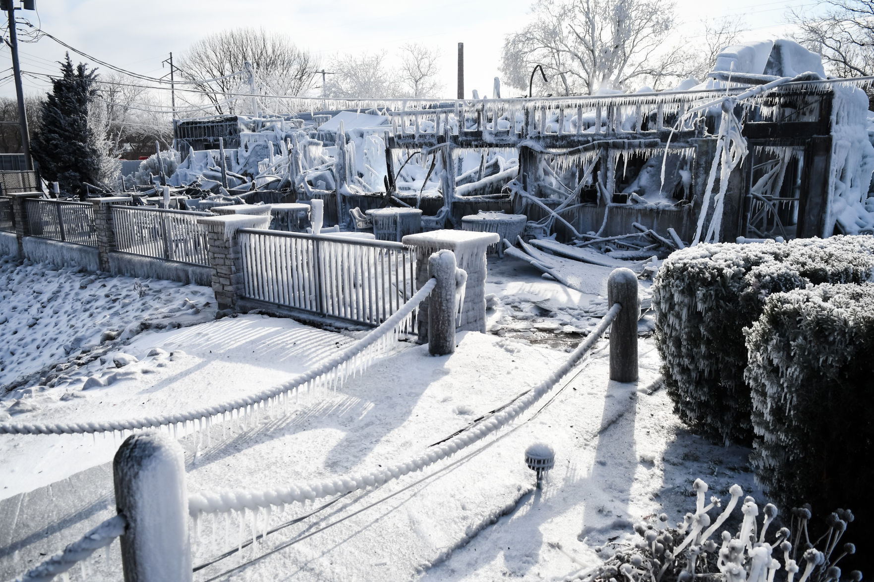Captain's Table fire aftermath